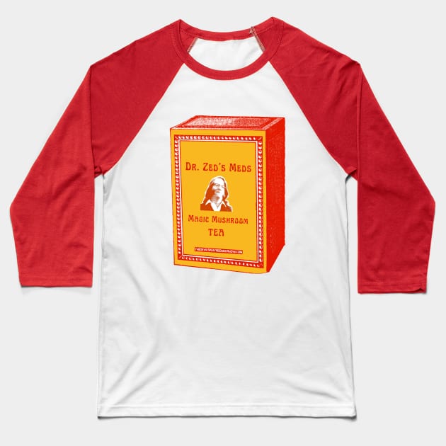 The Devil's Playground Show Promo (Mushroom Tea) Baseball T-Shirt by The Devil's Playground Show